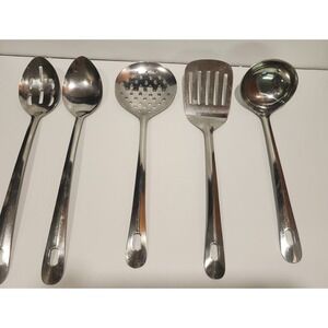 Kitchen Utensil Mixed Lot of 5 Unbranded  Stainless Steel Items (5)